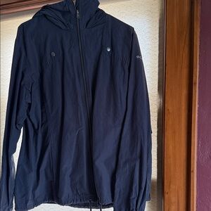 Columbia Men's Navy Hooded Windbreaker
